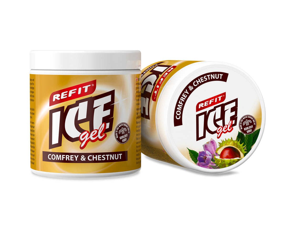 REFIT ICE GEL Kostival & Koňský kaštan 230 ml a 500 ml