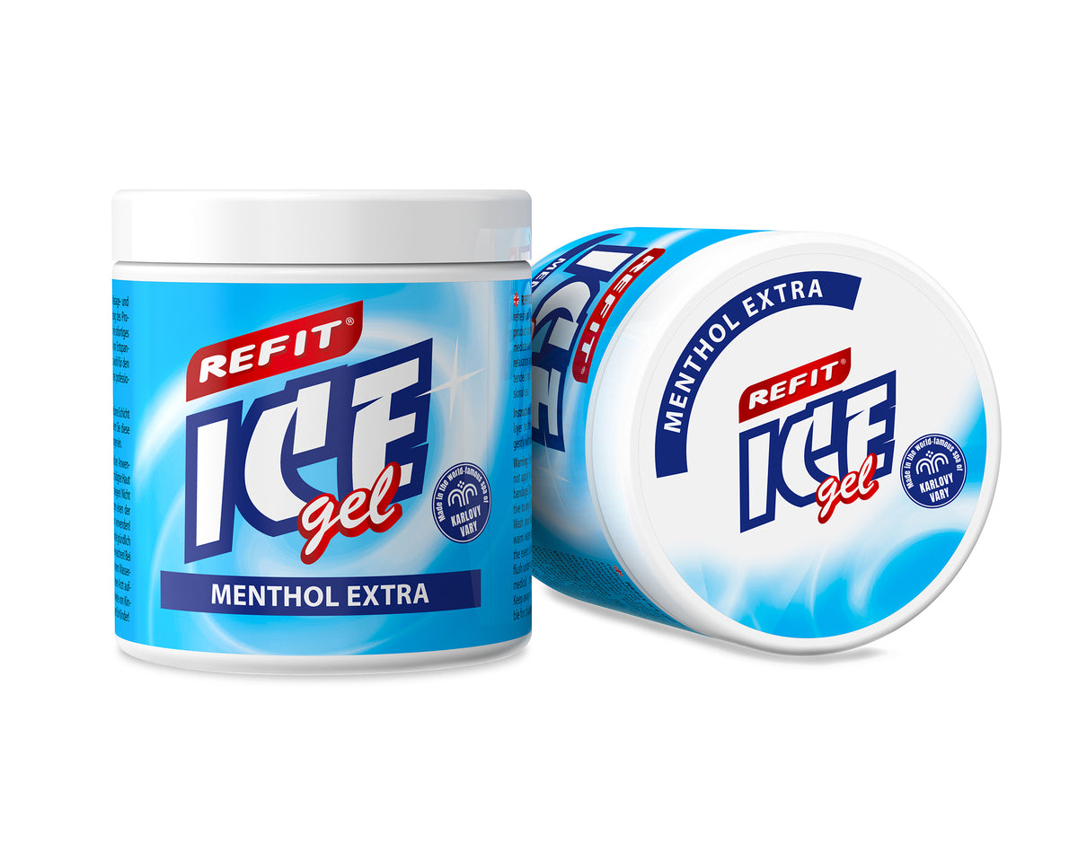 REFIT ICE GEL Menthol Extra 230 ml a 500 ml