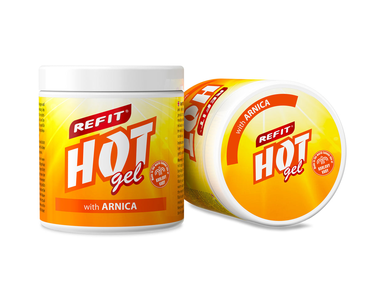REFIT HOT GEL Arnika 230 ml a 500 ml