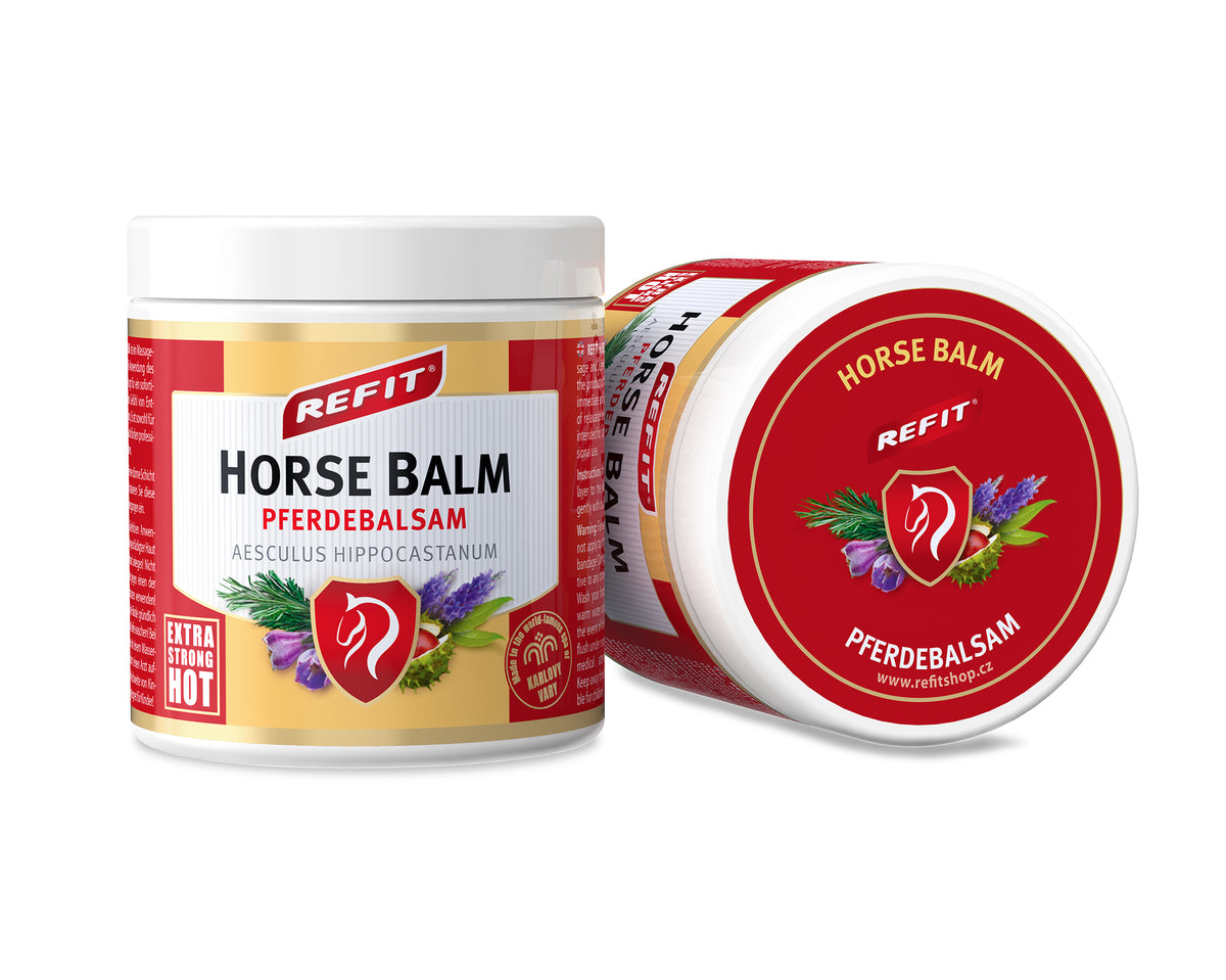 REFIT Koňský balzám Extra Hot 230 ml a 500 ml