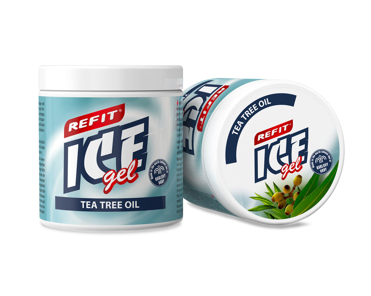 REFIT ICE GEL Tea Tree Oil 230 ml a 500 ml